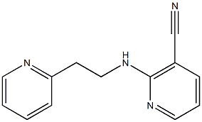 2-[(2-pyridin-2-ylethyl)amino]nicotinonitrile Struktur