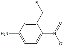 4-nitro-3-fluoromethylaniline Struktur