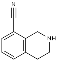 8-CYANO-1,2,3,4-TETRAHYDROISOQUINOLINE Struktur