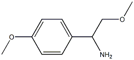 2-methoxy-1-(4-methoxyphenyl)ethanamine Struktur