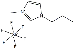 1-Propyl-3-MethylImidazolium hexaFluoroAntimonate Struktur