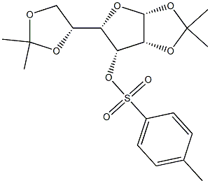 1,2:5,6-Di-O-isopropylidene-3-O-p-toluenesulfonyl-a-D-gulofuranose Struktur