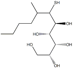 1-S-Hexyl-1-thio-d-mannitol Struktur