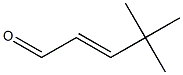 (E)-4,4-dimethylpent-2-enal Struktur