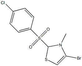 Methyl 4-bromo-2-(4-chlorophenylsulfonyl)thiazole- Struktur