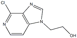 2-(4-chloro-1H-imidazo[4,5-c]pyridin-1-yl)ethanol Struktur