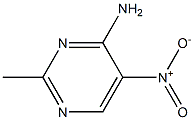 2-methyl-5-nitropyrimidin-4-amine Struktur