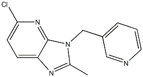 5-chloro-2-methyl-3-(pyridin-3-ylmethyl)-3H-imidazo[4,5-b]pyridine Struktur