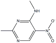 N,2-dimethyl-5-nitropyrimidin-4-amine Struktur