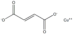 Cupric fumarate Struktur