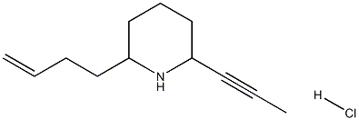 2-BUT-3-ENYL-6-PROP-1-YNYL-PIPERIDINE HYDROCHLORIDE Struktur