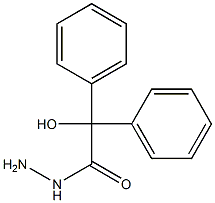 2-HYDROXY-2,2-DIPHENYLACETOHYDRAZIDE Struktur