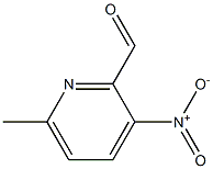 6-METHYL-3-NITRO-2-PYRIDINEFORMALDEHYDE Struktur