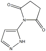 1-(1H-pyrazol-5-yl)pyrrolidine-2,5-dione Struktur