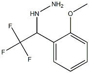 (2,2,2-trifluoro-1-(2-methoxyphenyl)ethyl)hydrazine Struktur