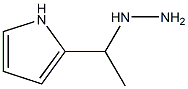 1-(1-(1H-pyrrol-2-yl)ethyl)hydrazine Struktur