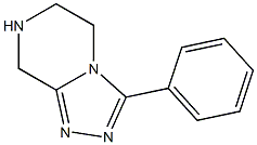 3-phenyl-5,6,7,8-tetrahydro-[1,2,4]triazolo[4,3-a]pyrazine Struktur