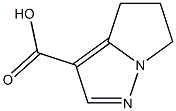 5,6-dihydro-4H-pyrrolo[1,2-b]pyrazole-3-carboxylic acid Struktur