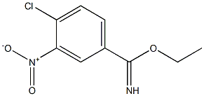 ethyl 4-chloro-3-nitrobenzoimidate Struktur