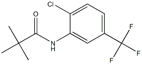 N-(2-chloro-5-(trifluoromethyl)phenyl)pivalamide Struktur