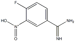 N-(5-carbamimidoyl-2-fluorophenyl)-N-oxohydroxylammonium Struktur