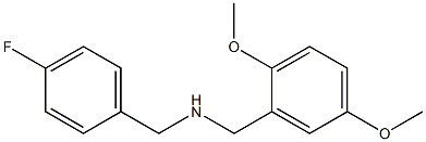 [(2,5-dimethoxyphenyl)methyl][(4-fluorophenyl)methyl]amine Struktur