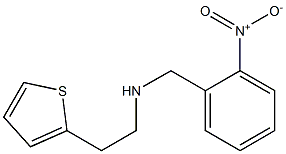 [(2-nitrophenyl)methyl][2-(thiophen-2-yl)ethyl]amine Struktur