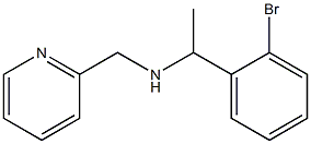 [1-(2-bromophenyl)ethyl](pyridin-2-ylmethyl)amine Struktur