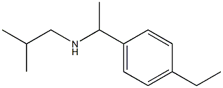 [1-(4-ethylphenyl)ethyl](2-methylpropyl)amine Struktur