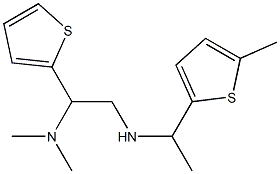 [2-(dimethylamino)-2-(thiophen-2-yl)ethyl][1-(5-methylthiophen-2-yl)ethyl]amine Struktur