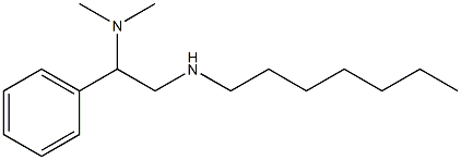 [2-(dimethylamino)-2-phenylethyl](heptyl)amine Struktur