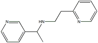 [2-(pyridin-2-yl)ethyl][1-(pyridin-3-yl)ethyl]amine Struktur