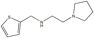 [2-(pyrrolidin-1-yl)ethyl](thiophen-2-ylmethyl)amine Struktur