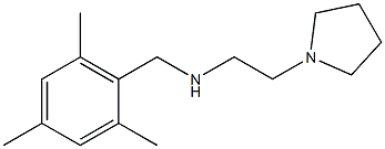 [2-(pyrrolidin-1-yl)ethyl][(2,4,6-trimethylphenyl)methyl]amine Struktur