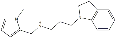 [3-(2,3-dihydro-1H-indol-1-yl)propyl][(1-methyl-1H-pyrrol-2-yl)methyl]amine Struktur