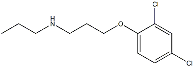 [3-(2,4-dichlorophenoxy)propyl](propyl)amine Struktur