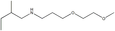 [3-(2-methoxyethoxy)propyl](2-methylbutyl)amine Struktur