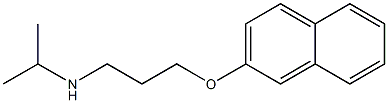 [3-(naphthalen-2-yloxy)propyl](propan-2-yl)amine Struktur