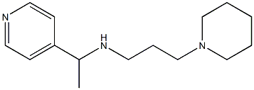 [3-(piperidin-1-yl)propyl][1-(pyridin-4-yl)ethyl]amine Struktur