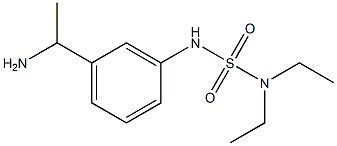 1-{3-[(diethylsulfamoyl)amino]phenyl}ethan-1-amine Struktur