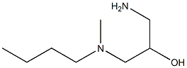 1-amino-3-[butyl(methyl)amino]propan-2-ol Struktur