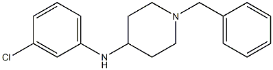 1-benzyl-N-(3-chlorophenyl)piperidin-4-amine Struktur