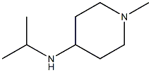 1-methyl-N-(propan-2-yl)piperidin-4-amine Struktur