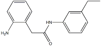 2-(2-aminophenyl)-N-(3-ethylphenyl)acetamide Struktur