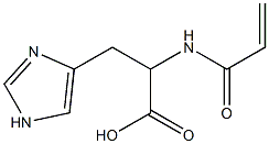 2-(acryloylamino)-3-(1H-imidazol-4-yl)propanoic acid Struktur