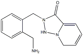 2-{[2-(aminomethyl)phenyl]methyl}-2H,3H-[1,2,4]triazolo[3,4-a]pyridin-3-one Struktur