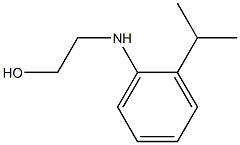 2-{[2-(propan-2-yl)phenyl]amino}ethan-1-ol Struktur