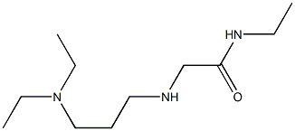 2-{[3-(diethylamino)propyl]amino}-N-ethylacetamide Struktur