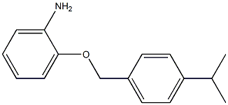 2-{[4-(propan-2-yl)phenyl]methoxy}aniline Struktur