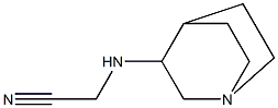 2-{1-azabicyclo[2.2.2]octan-3-ylamino}acetonitrile Struktur